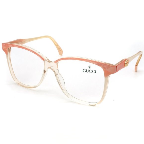 Gucci Vintage Pink Glasses Oversized 